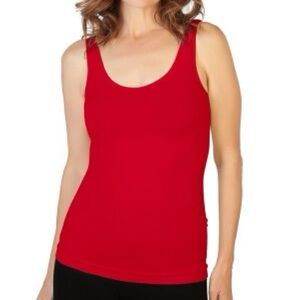 Skinny Shapewear Red Basic Tank Top